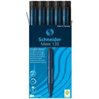 10 Permanentmarker Maxx 130 von Schneider, schwarz